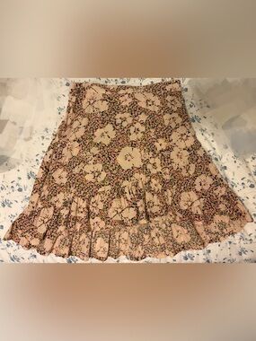 Roxy Floral Asymmetrical Skirt